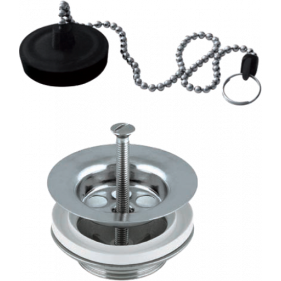 Донный клапан Bonomini 0926CN54B7 с переливом и пробкой