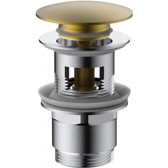 Донный клапан Vincea DPU-1B01BG брашированное золото