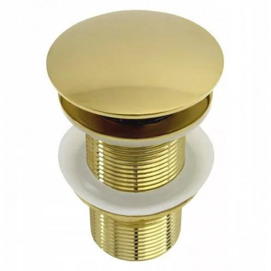 Донный клапан для умывальника Gid G100 73301K золото