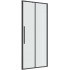 Душевая дверь Niagara NG-34-9AGR 90x195 стекла прозрачные, профиль графит