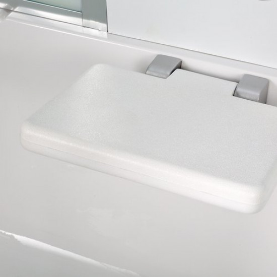 Душевая кабина Avacan EM4515EL AVA N 150x85 с электрикой, стекла матовые, профиль хром Душевая кабина Avacan EM4515EL AVA N 150x85 с электрикой, стекла матовые, профиль хром