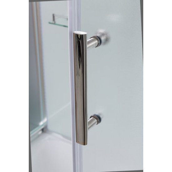 Душевая кабина Avacan EM4515EL AVA N 150x85 с электрикой, стекла матовые, профиль хром Душевая кабина Avacan EM4515EL AVA N 150x85 с электрикой, стекла матовые, профиль хром