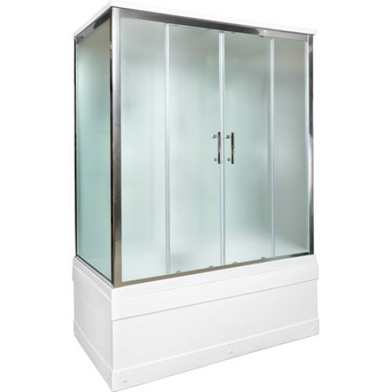 Душевая кабина Avacan EM4515EL AVA N 150x85 с электрикой, стекла матовые, профиль хром Душевая кабина Avacan EM4515EL AVA N 150x85 с электрикой, стекла матовые, профиль хром