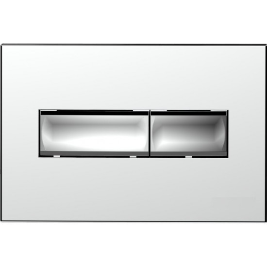 Комплект инсталляции Eccellenza Tecnica 152.4.501.8088 с клавишей смыва хром 152.7.322.088 и подвесным унитазом Idevit Alfa Rimless SETK3204-2616-001-1-1