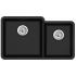 Кухонная мойка Aquasanita Arca SQA 230 601 L W 81x48 Black Metallic