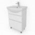 Тумба напольная Какса Модена 60 под умывальник Элеганс 60 белая