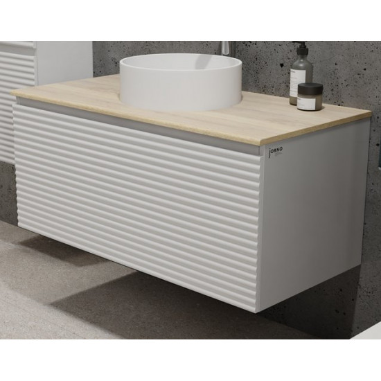 Тумба под умывальник Jorno Cossety 100 белая/дуб мавелла голд