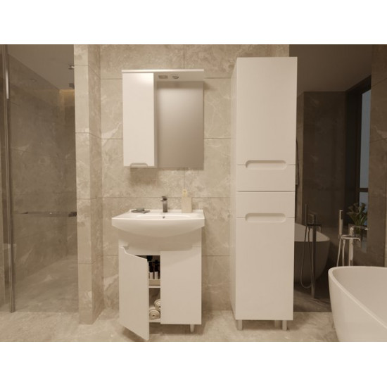 Тумба под умывальник АВН 55 Ansi 96.01 (Э) белая