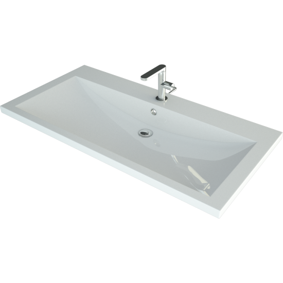 Умывальник Andrea 1000 100x48 белый