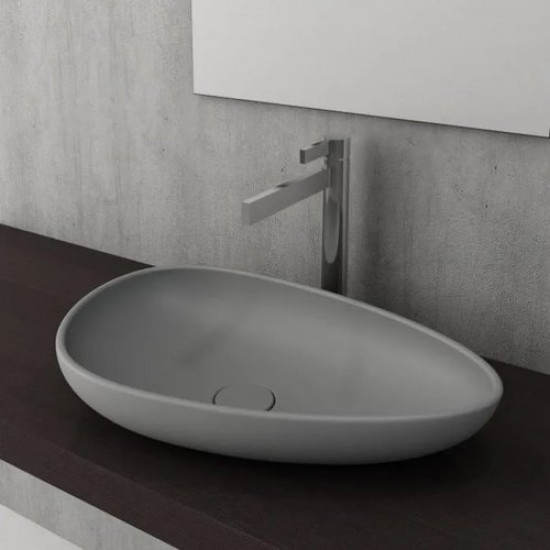 Умывальник Bocchi Etna 1114-006-0125 58x37 серый матовый