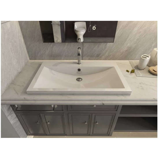 Умывальник Madera Alice 80x48 белый глянец