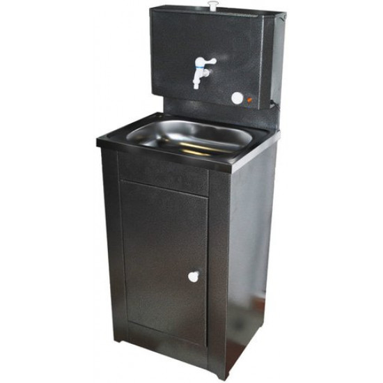 Умывальник для дачи Вихрь Комфорт 74/4/8 с подогревом воды (серебристый)