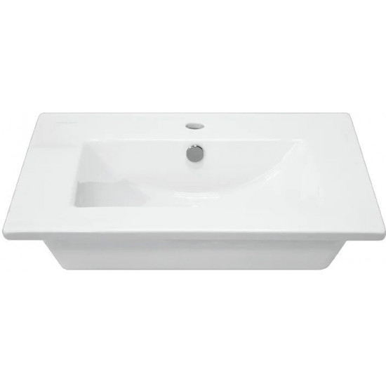 Умывальник встраиваемый Sanita Luxe Quadro 60 60x47 белый