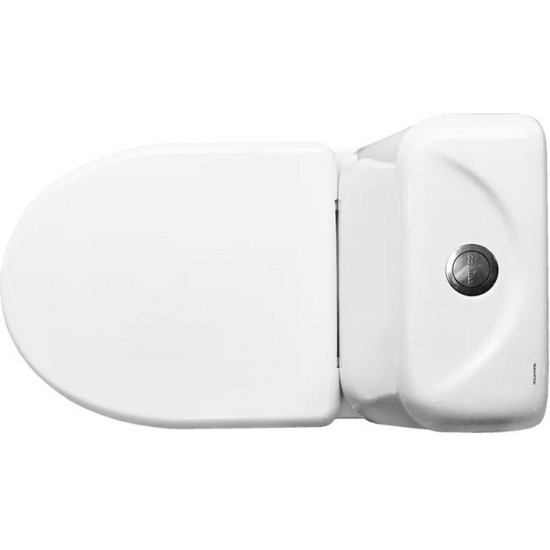 Унитаз напольный Sanita Идеал 33,5x61 белый с сиденьем SoftClose Унитаз напольный Sanita Идеал 33,5x61 белый с сиденьем SoftClose