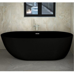Ванна акриловая Cerutti Spa Como MB CT9904 MB 170x75 черный матовый