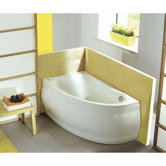 Ванна акриловая Poolspa Klio Asym 150x100 (левая) с ножками