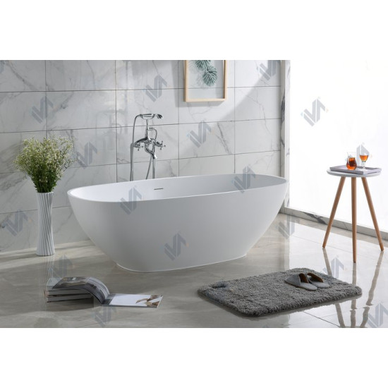 Ванна из искусственного камня IVA BS102160 160x78 белый