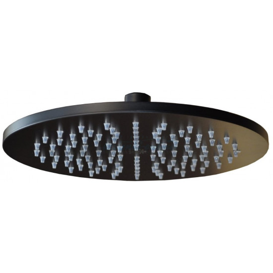 Верхний душ Paffoni Light ZSOF074NO (черный матовый)