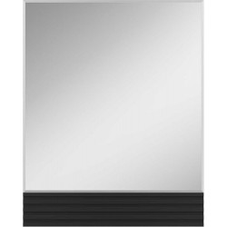 Зеркало Brevita Dakota - 80 черный/темное дерево