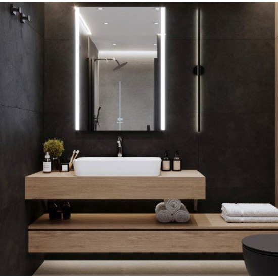 Зеркало Laparet Electra 80x110 с подсветкой и подогревом