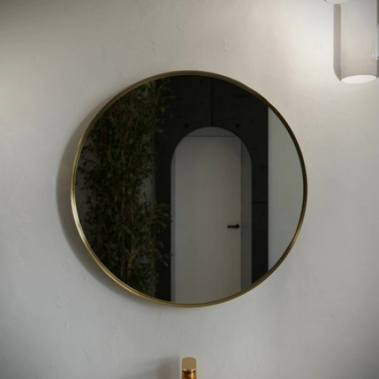 Зеркало Terminus Augusta D800 80x80 золото матовое