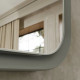 Зеркало Terminus Aura 117x62 с подсветкой, серый