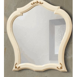 Зеркало Tessoro Donato бежевый глянец с золотом