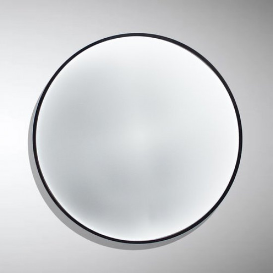 Зеркало Акваль Нова 70x70 НОВА.04.70.07.N черная шагрень