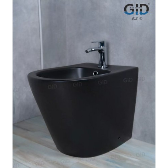 Биде напольное GID BDN-30BM 35,5x53 черный матовый