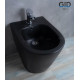 Биде напольное GID BDN-30BM 35,5x53 черный матовый