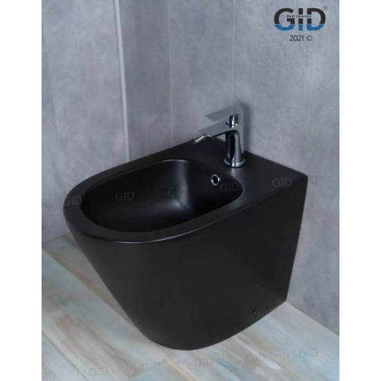 Биде напольное GID BDN-30BM 35,5x53 черный матовый