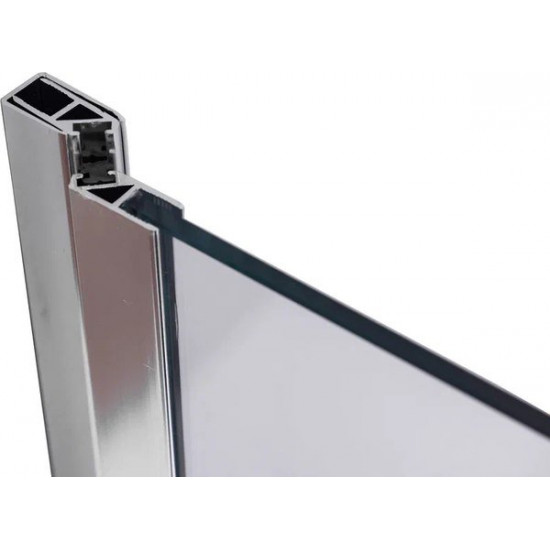 Душевая дверь Pelican SSW01785 85x195 стекла прозрачные, профиль хром