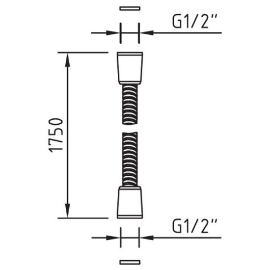 Душевой шланг Clever PVC Box 61147 хром Душевой шланг Clever PVC Box 61147 хром