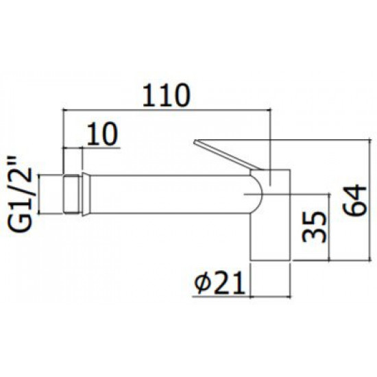 Гигиеническая лейка Paffoni Tweet Round ZDOC120NO черный матовый