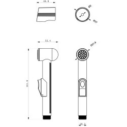 Гигиенический душ Lemark LM8014C хром Гигиенический душ Lemark LM8014C хром