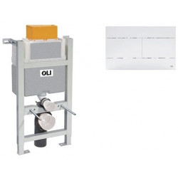 Инсталляции для унитаза OLI Expert 82 721703  + клавиша смыва Slim 659041 белая