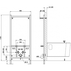 Инсталляция для биде Burke 201.00.1 Инсталляция для биде Burke 201.00.1