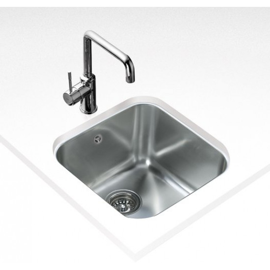 Кухонная мойка Teka BE 400.400 PLUS 40x40 хром Кухонная мойка Teka BE 400.400 PLUS 40x40 хром