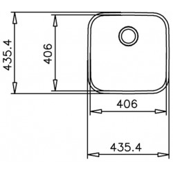 Кухонная мойка Teka BE 400.400 PLUS 40x40 хром