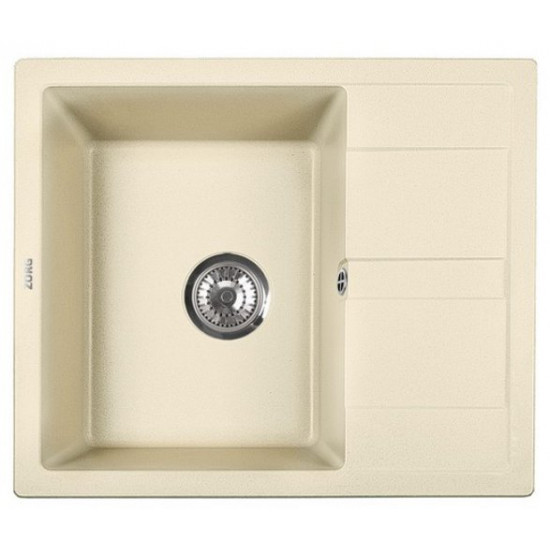 Кухонная мойка ZORG Apollo 65x50 слоновая кость