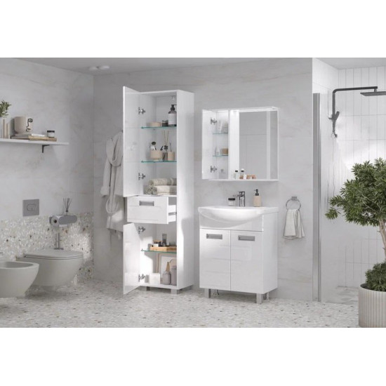 Пенал напольный Volna Joli 40 белый