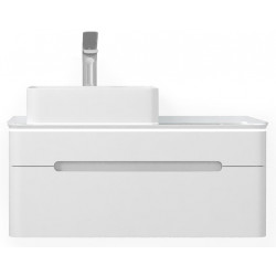 Тумба под умывальник Jorno Shine 90 белая