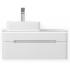 Тумба под умывальник Jorno Shine 90 белая