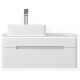 Тумба под умывальник Jorno Shine 90 белая