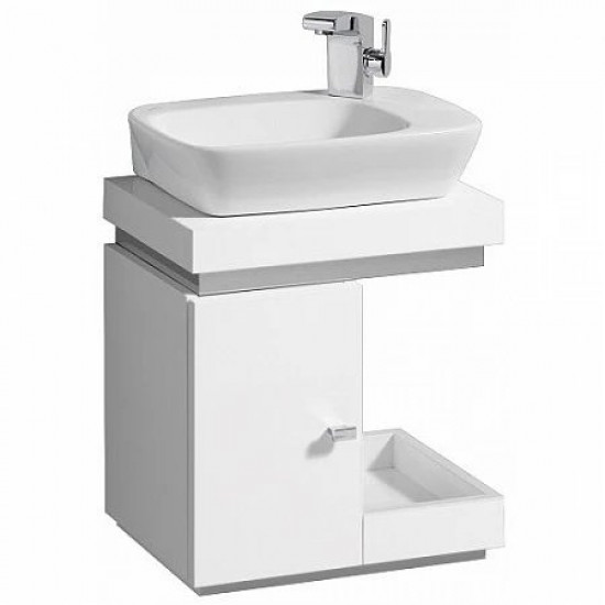 Тумба под умывальник Keramag Silk 816442-000 белый глянец