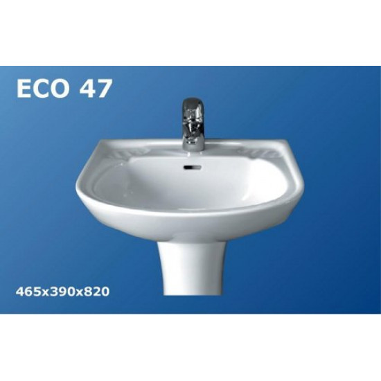 Умывальник Porta Eco 47 46,5x39