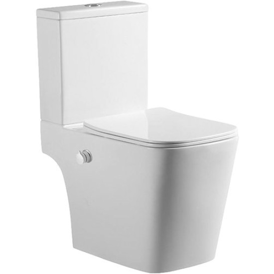 Унитаз-компакт Amore di Mare Tronto Bidet N900-X 36,5x65 с функцией биде, сиденье Duroplast, микролифт, белый