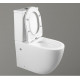Унитаз-компакт Cerutti Spa ORLTER  CT9867 60,5x37 сиденье Duroplast, микролифт, белый