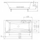 Ванна акриловая Alpen Alia 180x80