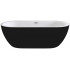 Ванна акриловая Black&White Black Swan SB105 Black 170x80 белый глянец/черный